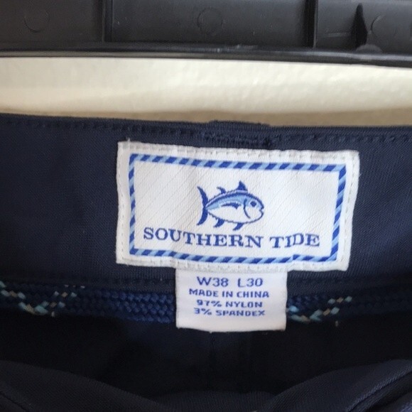 Southern tide mens Intercoastal 5-Pocket Stretch performance wear pants 38x30 - Picture 6 of 9